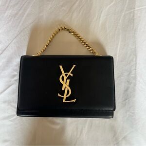 Black Purse - gold hardware